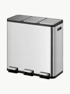 Westwing Abfalleimer EcoCasa mit Pedal-Funktion, 3 x 15 L
