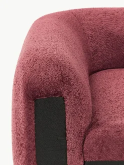 Westwing Collection Abgerundetes Eckmodul Wolke aus Teddy-Bouclé
