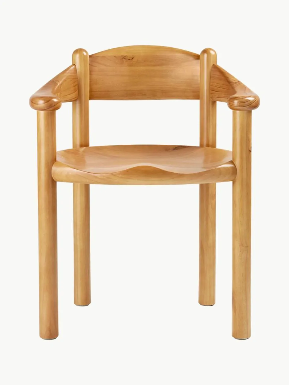 GUBI Armlehnstuhl Daumiller aus Kiefernholz