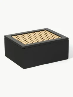 Westwing Collection Aufbewahrungsbox Carina mit Wiener Geflecht