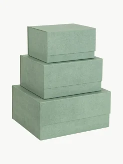 Bigso Box of Sweden Aufbewahrungsboxen Ilse, 3er-Set