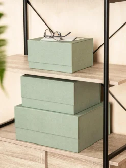Bigso Box of Sweden Aufbewahrungsboxen Ilse, 3er-Set