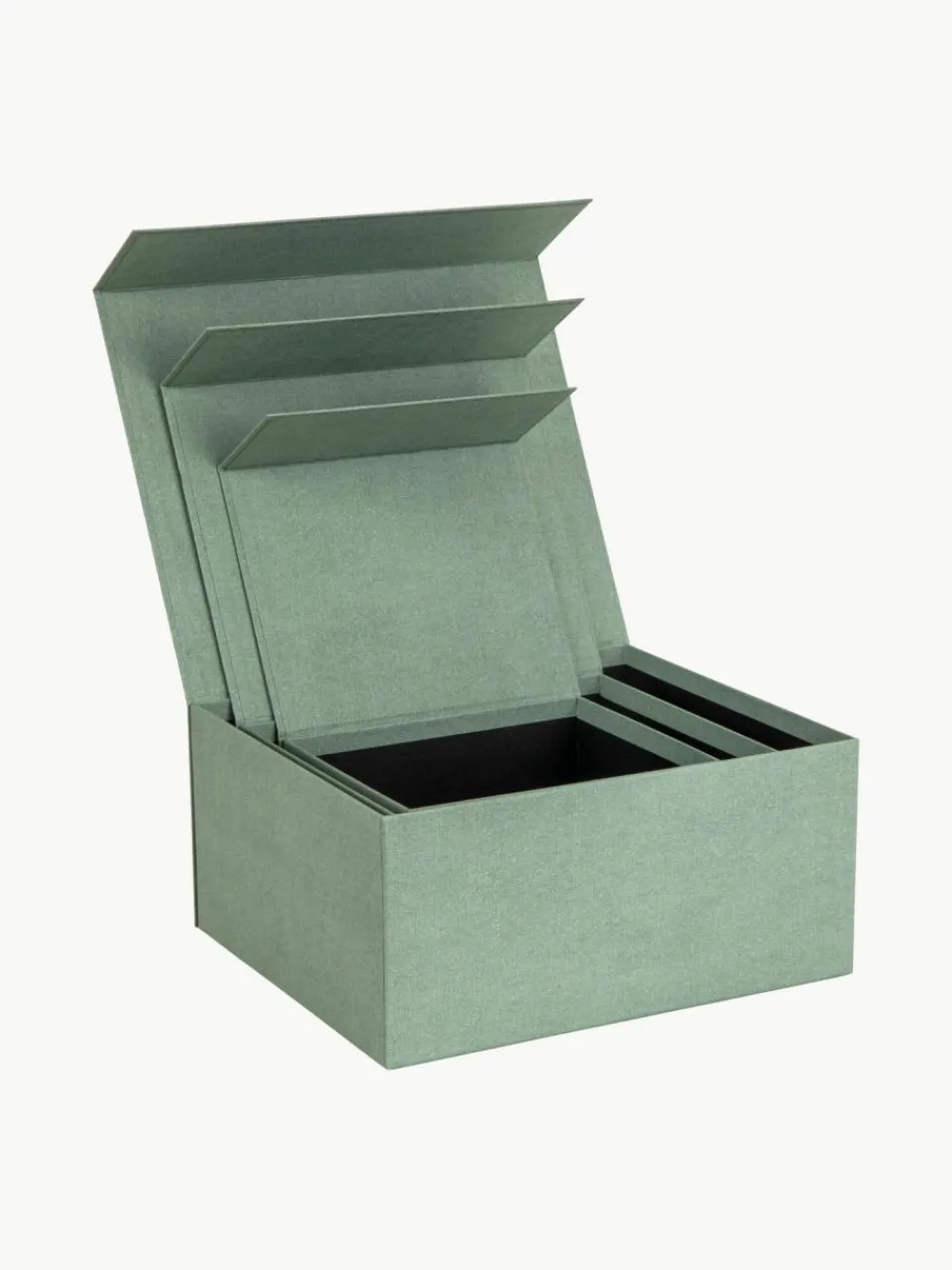 Bigso Box of Sweden Aufbewahrungsboxen Ilse, 3er-Set