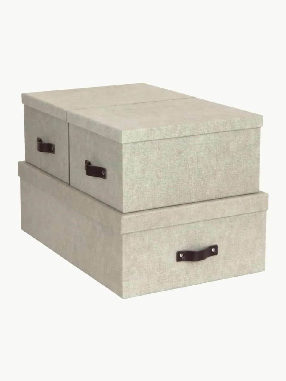 Bigso Box of Sweden Aufbewahrungsboxen Inge, 3er-Set