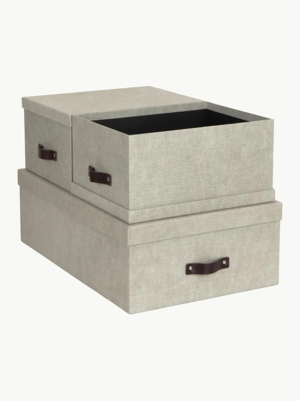 Bigso Box of Sweden Aufbewahrungsboxen Inge, 3er-Set