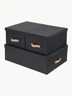 Bigso Box of Sweden Aufbewahrungsboxen Inge, 3er-Set
