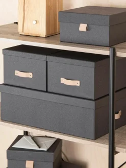 Bigso Box of Sweden Aufbewahrungsboxen Inge, 3er-Set