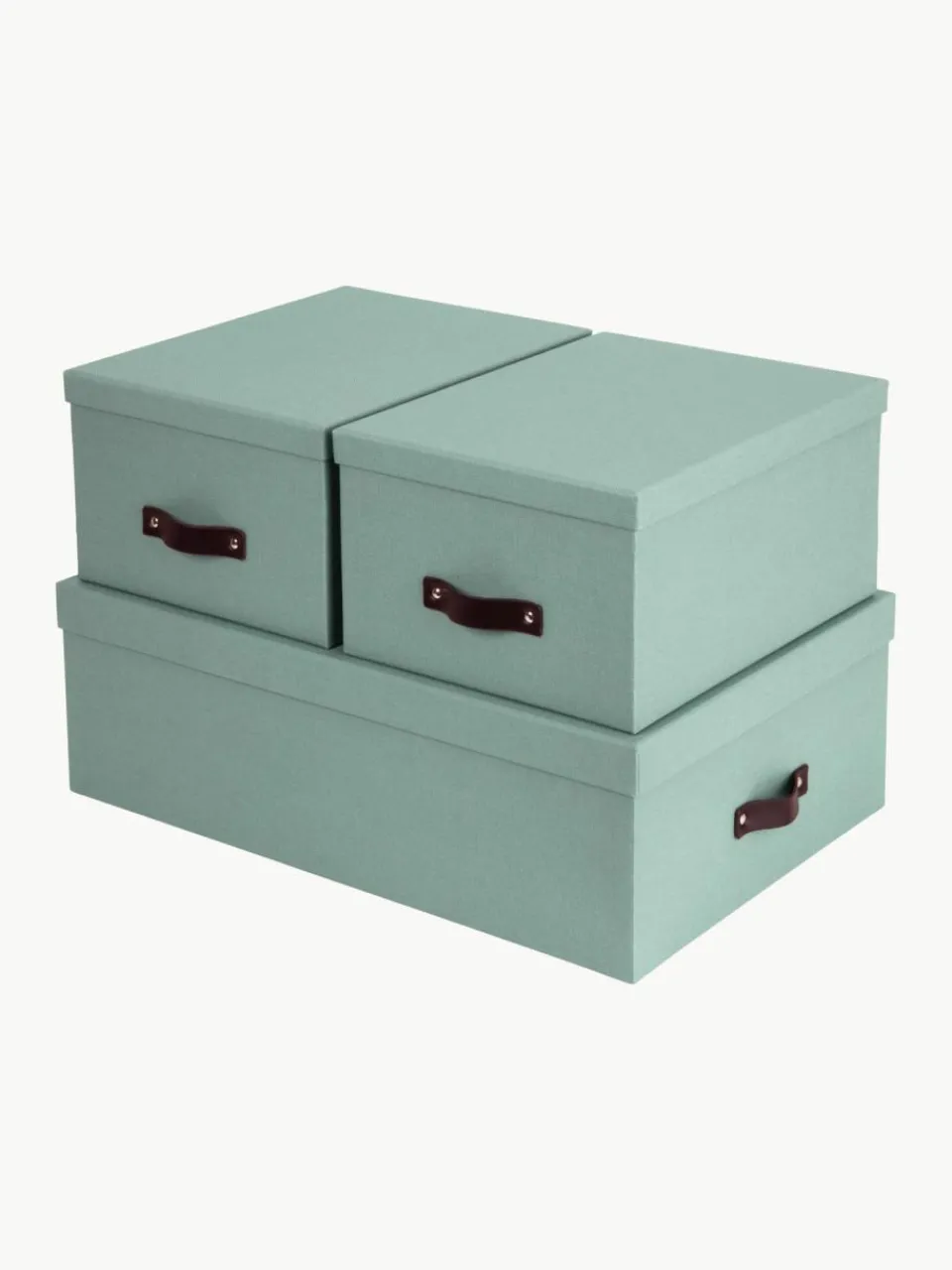 Bigso Box of Sweden Aufbewahrungsboxen Inge, 3er-Set
