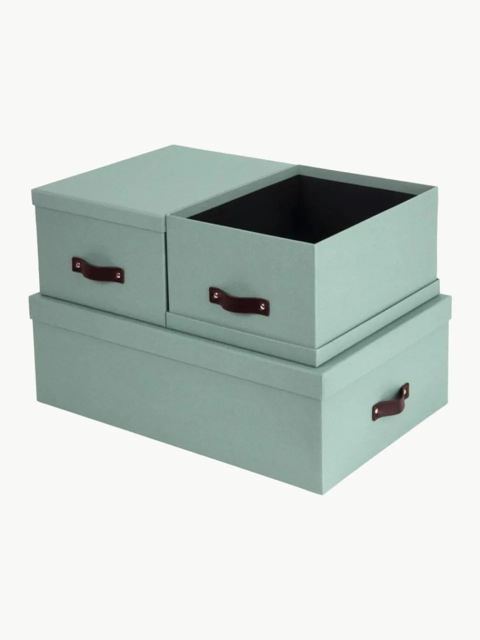 Bigso Box of Sweden Aufbewahrungsboxen Inge, 3er-Set