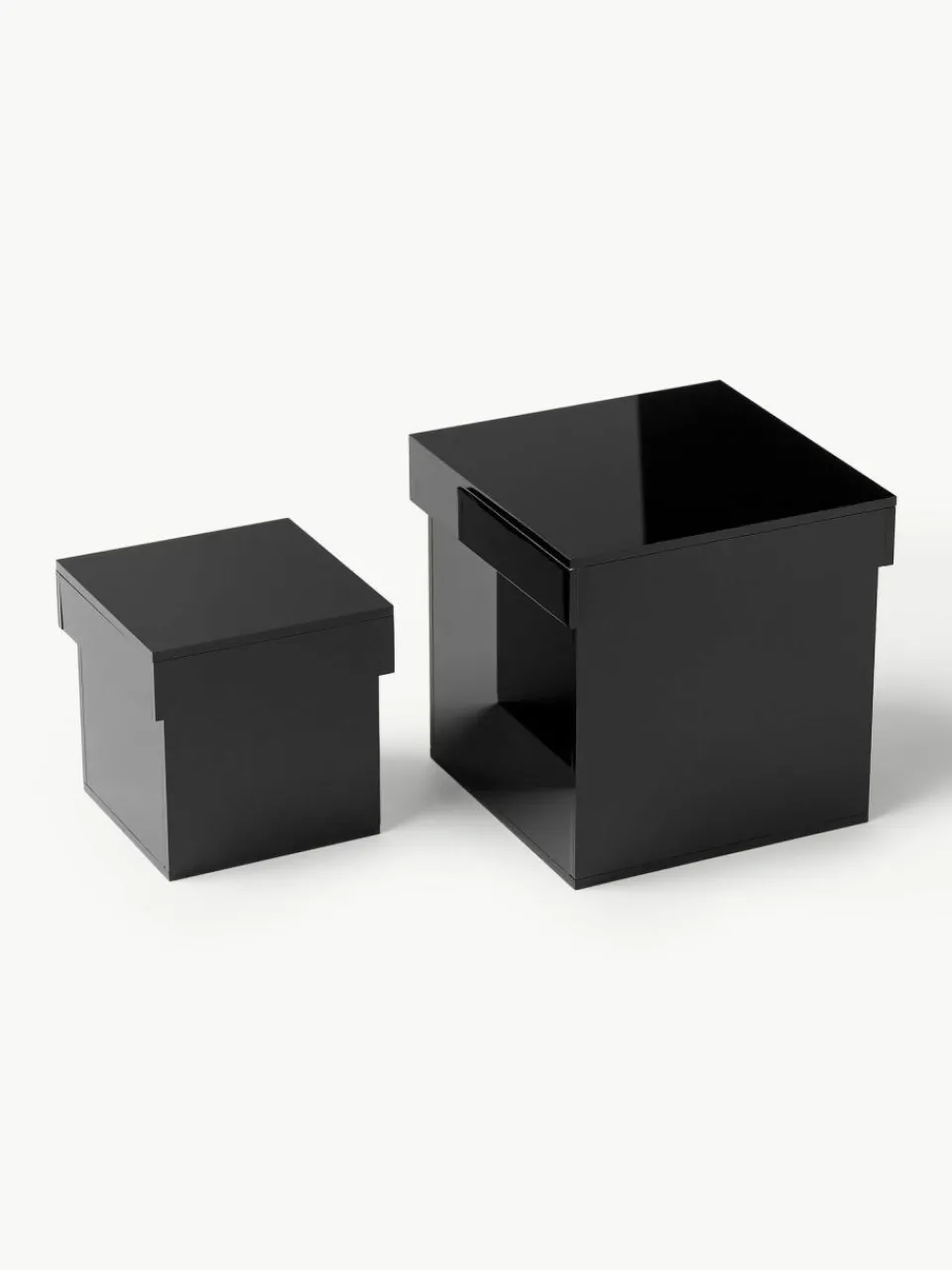 Westwing Collection Aufbewahrungsboxen Jamie, 2er-Set