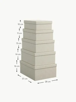 Bigso Box of Sweden Aufbewahrungsboxen Joel, 5er-Set