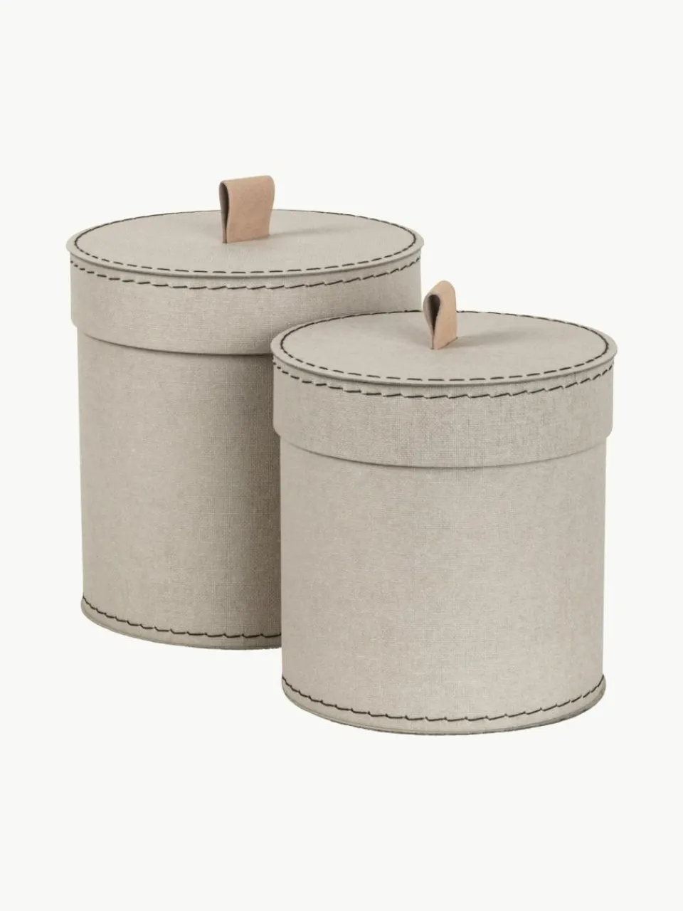 Bigso Box of Sweden Aufbewahrungsboxen Leonore, 2er-Set