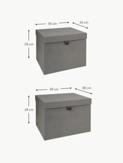 Bigso Box of Sweden Aufbewahrungsboxen Tristan, 2er-Set