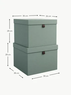 Bigso Box of Sweden Aufbewahrungsboxen Tristan, 2er-Set