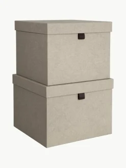 Bigso Box of Sweden Aufbewahrungsboxen Tristan, 2er-Set