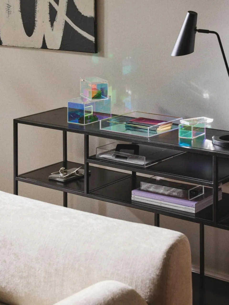 Westwing Collection Aufbewahrungsboxen Yuki, 3er-Set