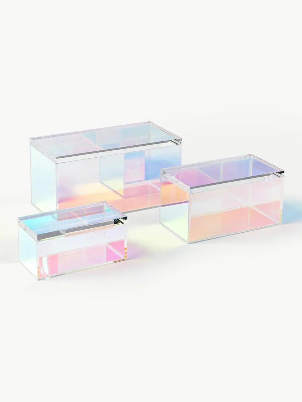 Westwing Collection Aufbewahrungsboxen Yuki, 3er-Set