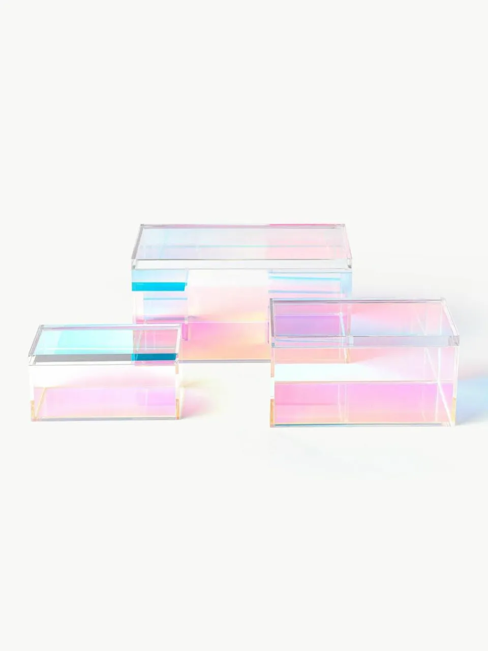 Westwing Collection Aufbewahrungsboxen Yuki, 3er-Set