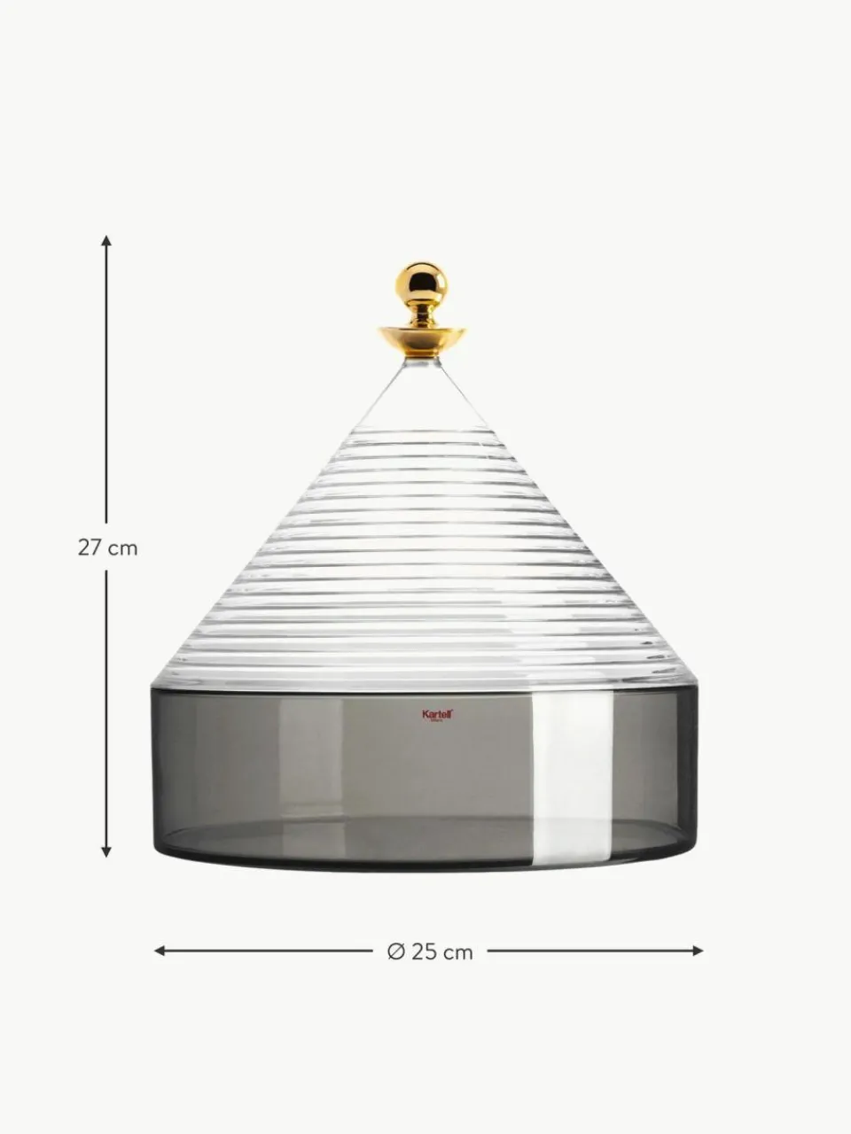 Kartell Aufbewahrungsdose Trullo