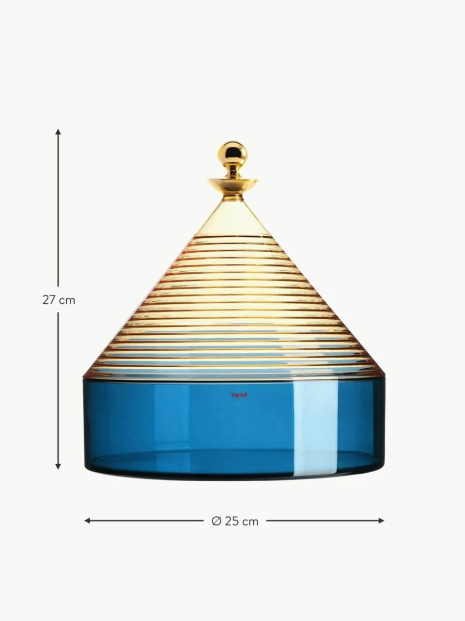 Kartell Aufbewahrungsdose Trullo