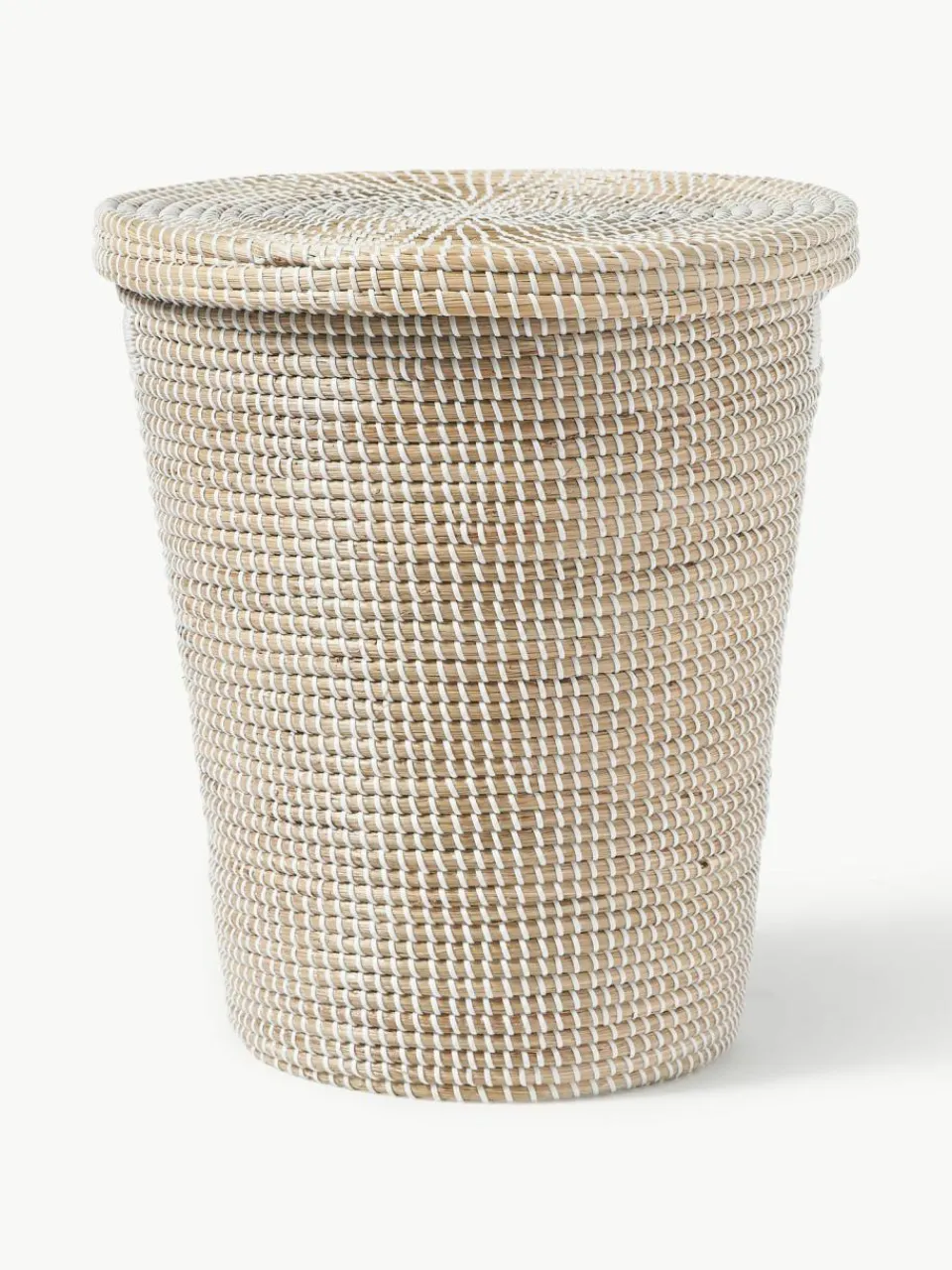 Westwing Collection Aufbewahrungskorb Aleya aus Seegras mit Deckel