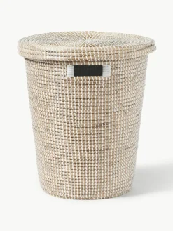 Westwing Collection Aufbewahrungskorb Aleya aus Seegras mit Deckel