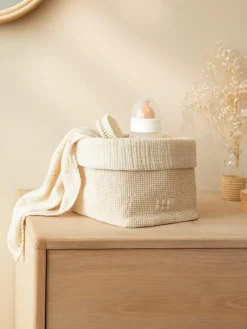 Kinder Nobodinoz Aufbewahrungskorb Wabi Sabi aus Bio-Baumwolle