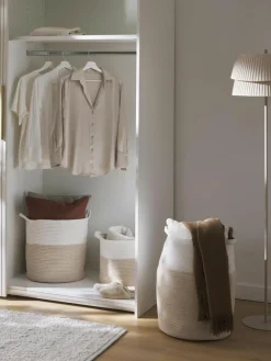 Westwing Collection Aufbewahrungskörbe Kiya, 2er-Set