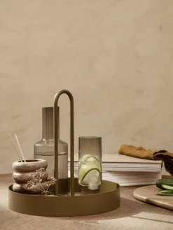 ferm LIVING Aufbewahrungstablett Grib aus Metall