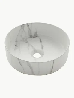 Westwing Aufsatzwaschbecken Klimt aus Keramik, Ø 36 cm