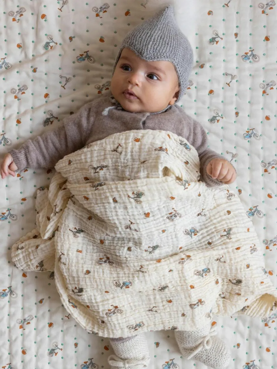 Kinder Cam Cam Copenhagen Babydecke aus Bio-Baumwolle