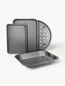 Westwing Backbleche KitchenCraft mit Antihaft-Beschichtung, 4er-Set