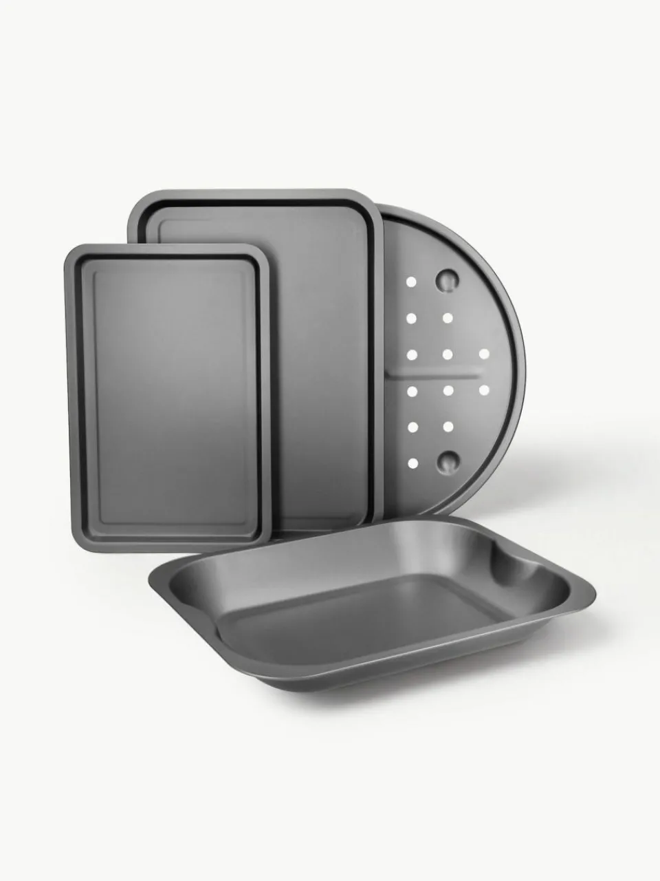 Westwing Backbleche KitchenCraft mit Antihaft-Beschichtung, 4er-Set