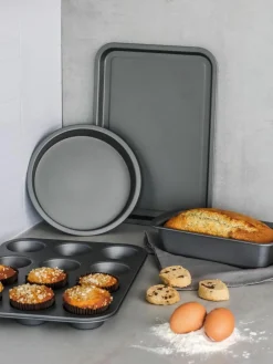 Westwing Backformen KitchenCraft mit Antihaft-Beschichtung, 4er-Set