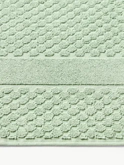 Westwing Collection Badematte Katharina mit Wabenmuster, rutschfest