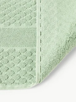 Westwing Collection Badematte Katharina mit Wabenmuster, rutschfest