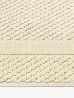 Westwing Collection Badematte Katharina mit Wabenmuster, rutschfest