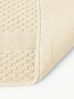 Westwing Collection Badematte Katharina mit Wabenmuster, rutschfest