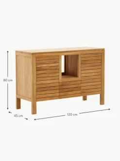 Westwing Bad-Midischrank Neria aus Teakholz