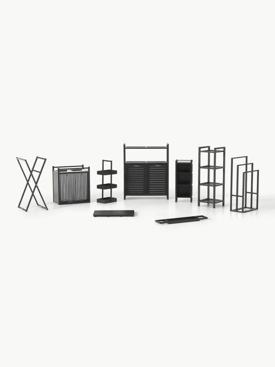 Westwing Collection Badregal Drake aus Bambus