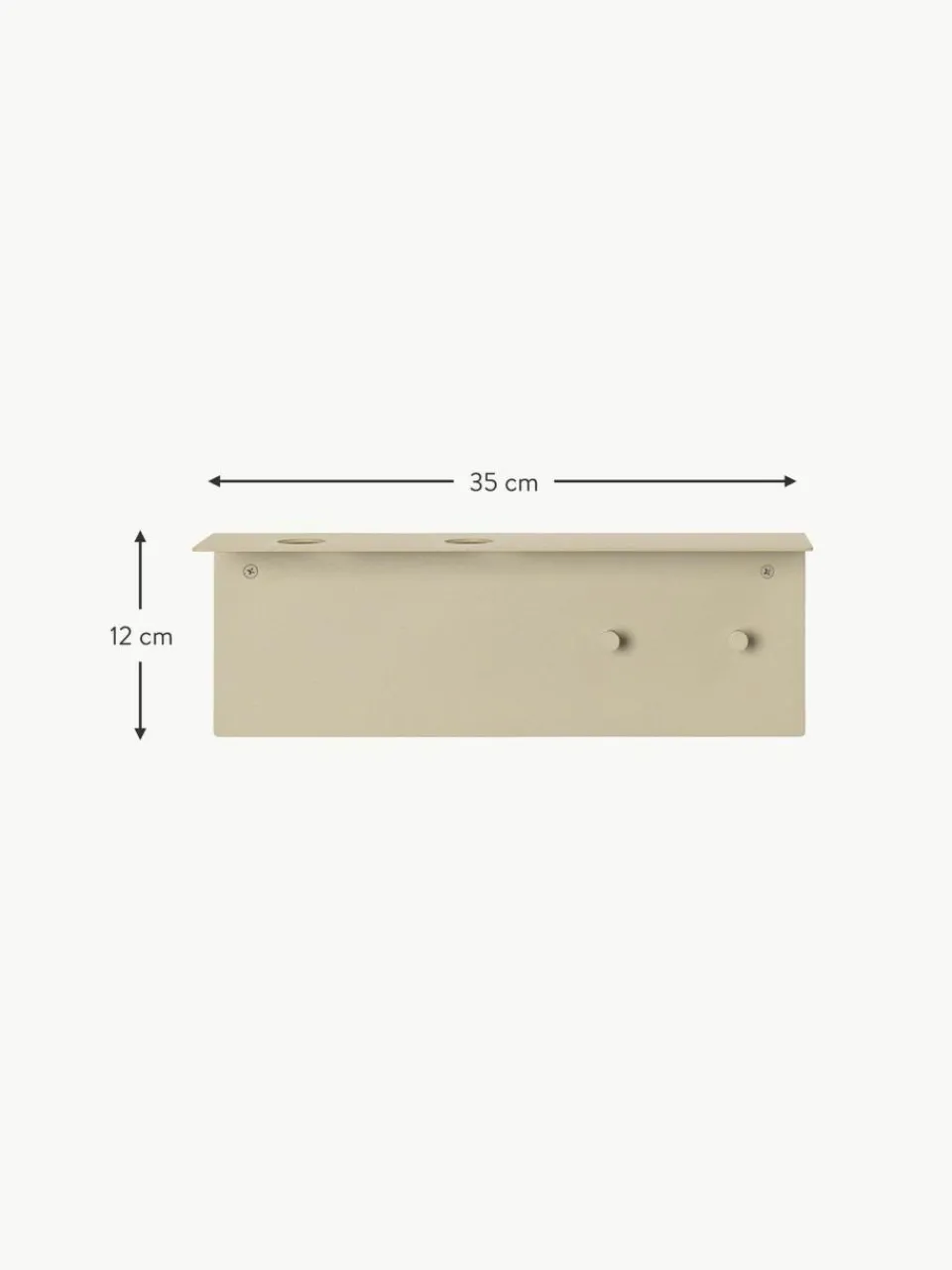 ferm LIVING Bad-Wandregal Dora aus Metall