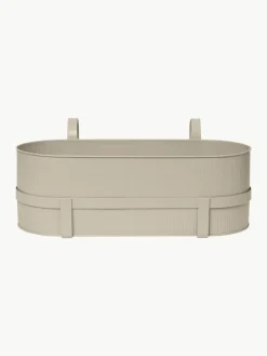 ferm LIVING Balkon-Blumentopf Bau mit geriffelter Oberfläche
