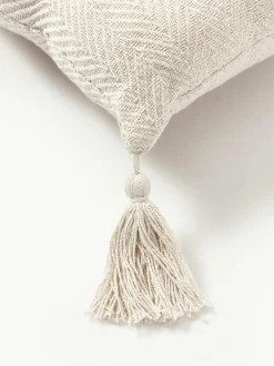 Westwing Collection Bankauflage Rheya mit Quasten