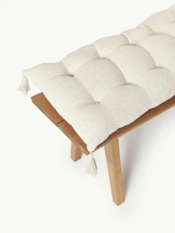 Westwing Collection Bankauflage Rheya mit Quasten