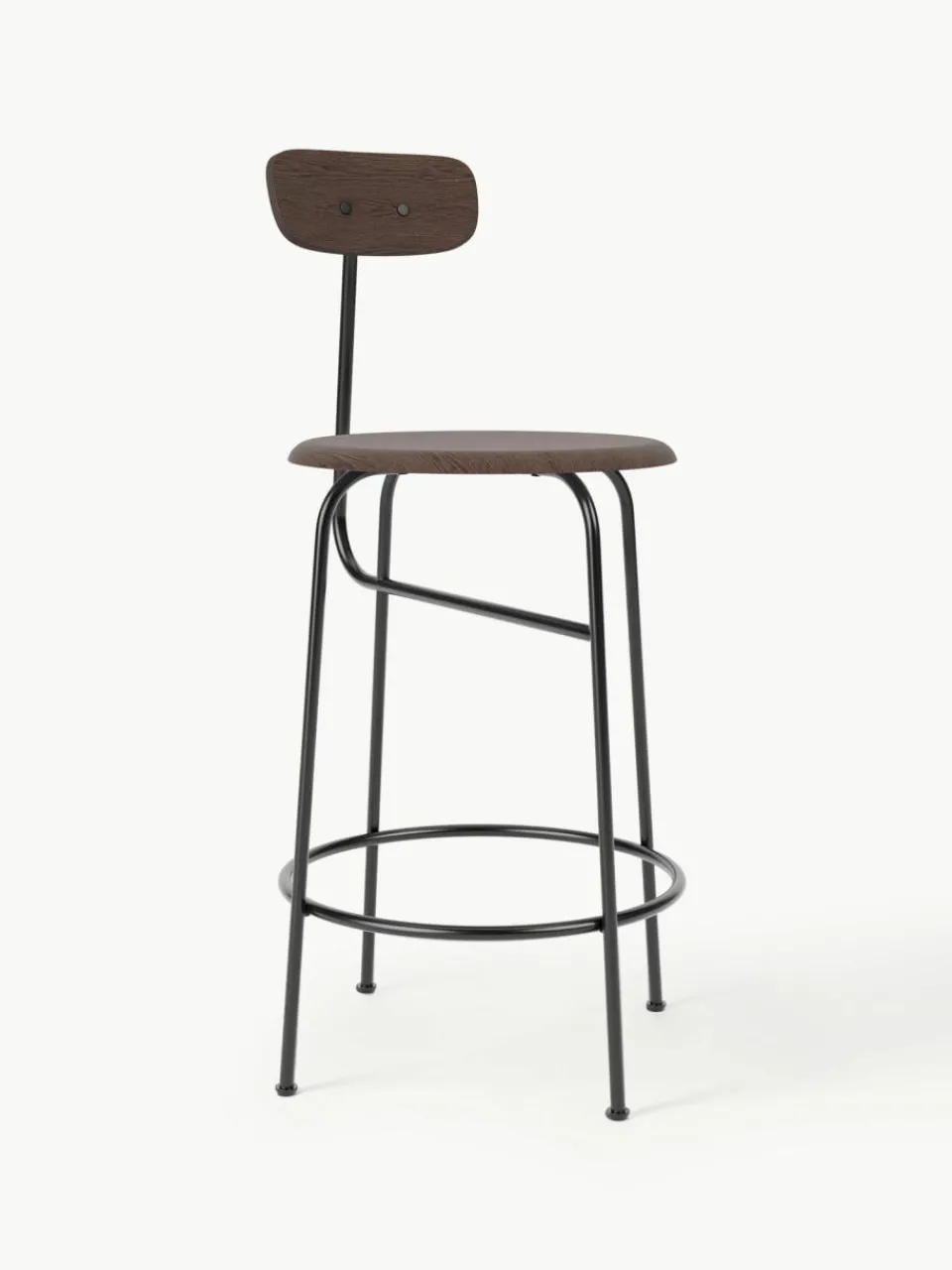 Audo Copenhagen Barstuhl Afteroom aus Metall und Holz