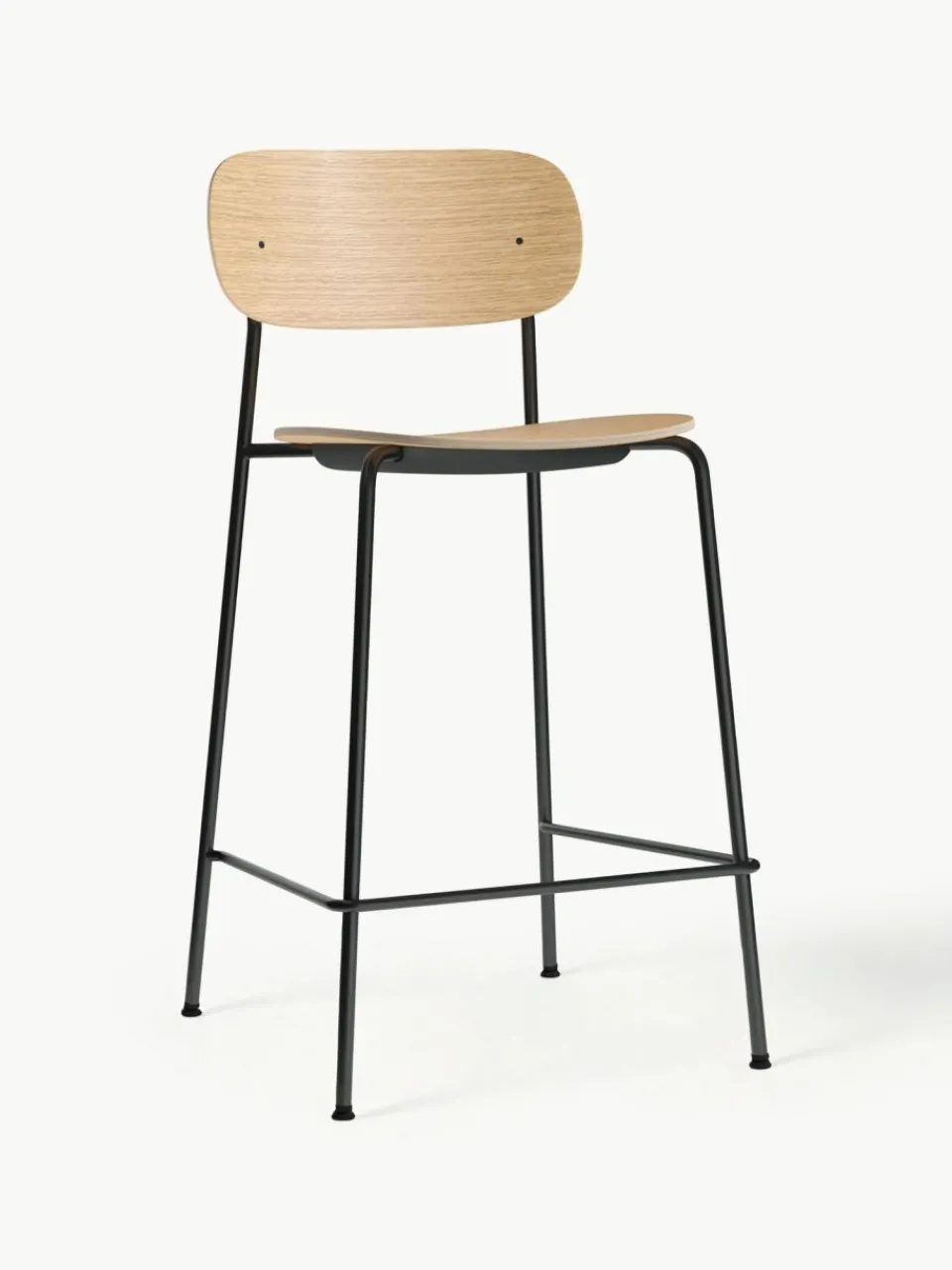 Audo Copenhagen Barstuhl Co aus Metall und Holz