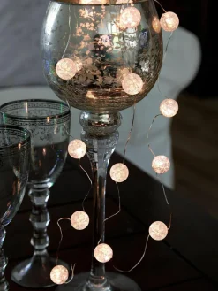 Best Season Batteriebetriebene LED-Lichterkette Raindrop, 140 cm