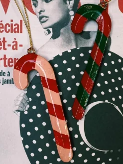 Anna + Nina Baumanhänger Candy Cane, 2er-Set