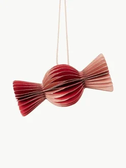 Broste Copenhagen Baumanhänger Caramel, 4 Stück