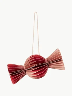 Broste Copenhagen Baumanhänger Caramel, 4 Stück
